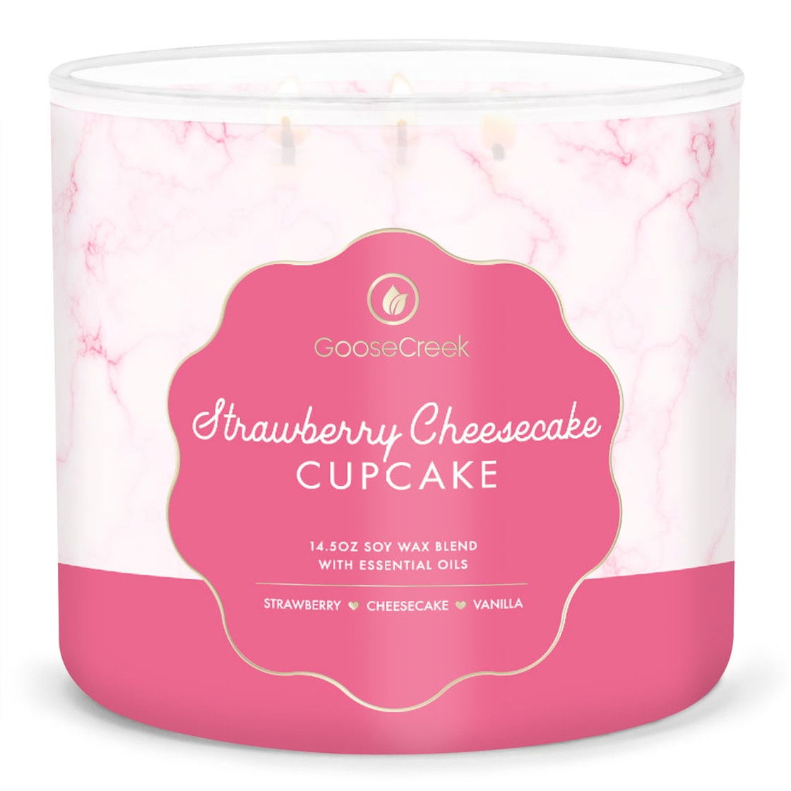 Strawberry Cheesecake Cupcake 411g (3-Docht)