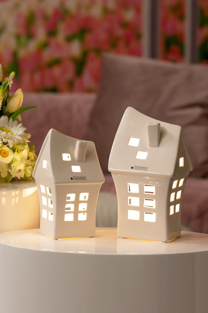 Lichthaus Pendola hoch 22cm LED cremeweiß