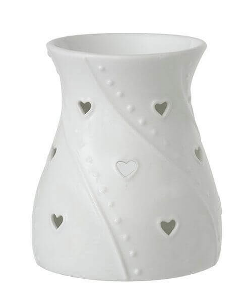 Duftlampe White Hearts