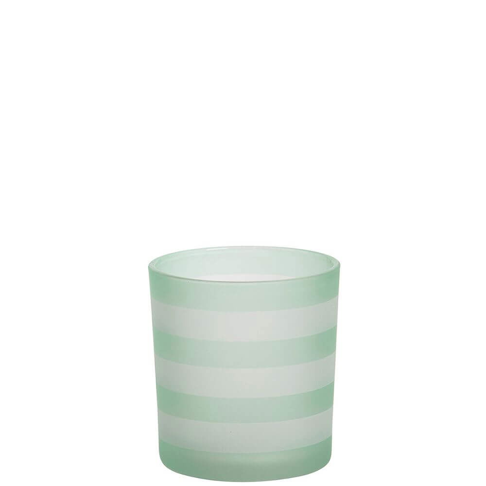 Yankee Candle - Coastal Stripe Teelichthalter grün