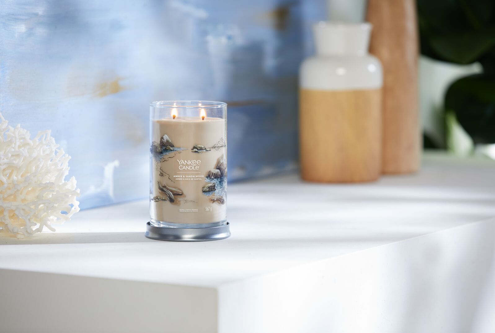 Amber-Sandalwood_Enviro-2 Amber & Sandalwood Signature Large Tumbler 567g 2-Docht