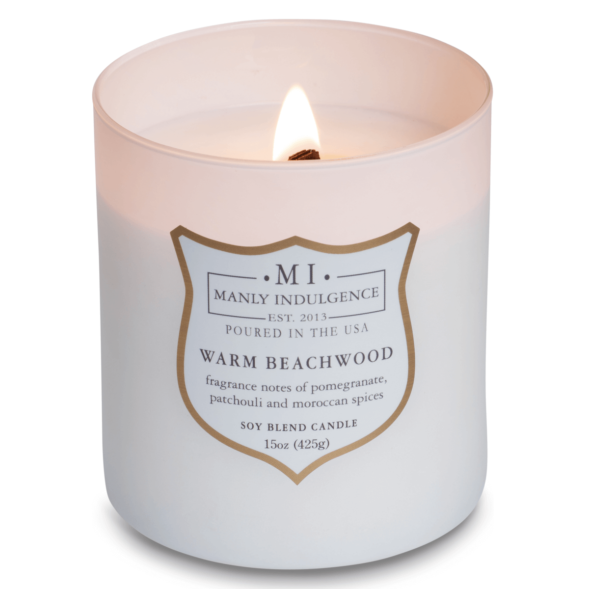 CC115933-von-Oben Duftkerze Warm Beachwood - 425g