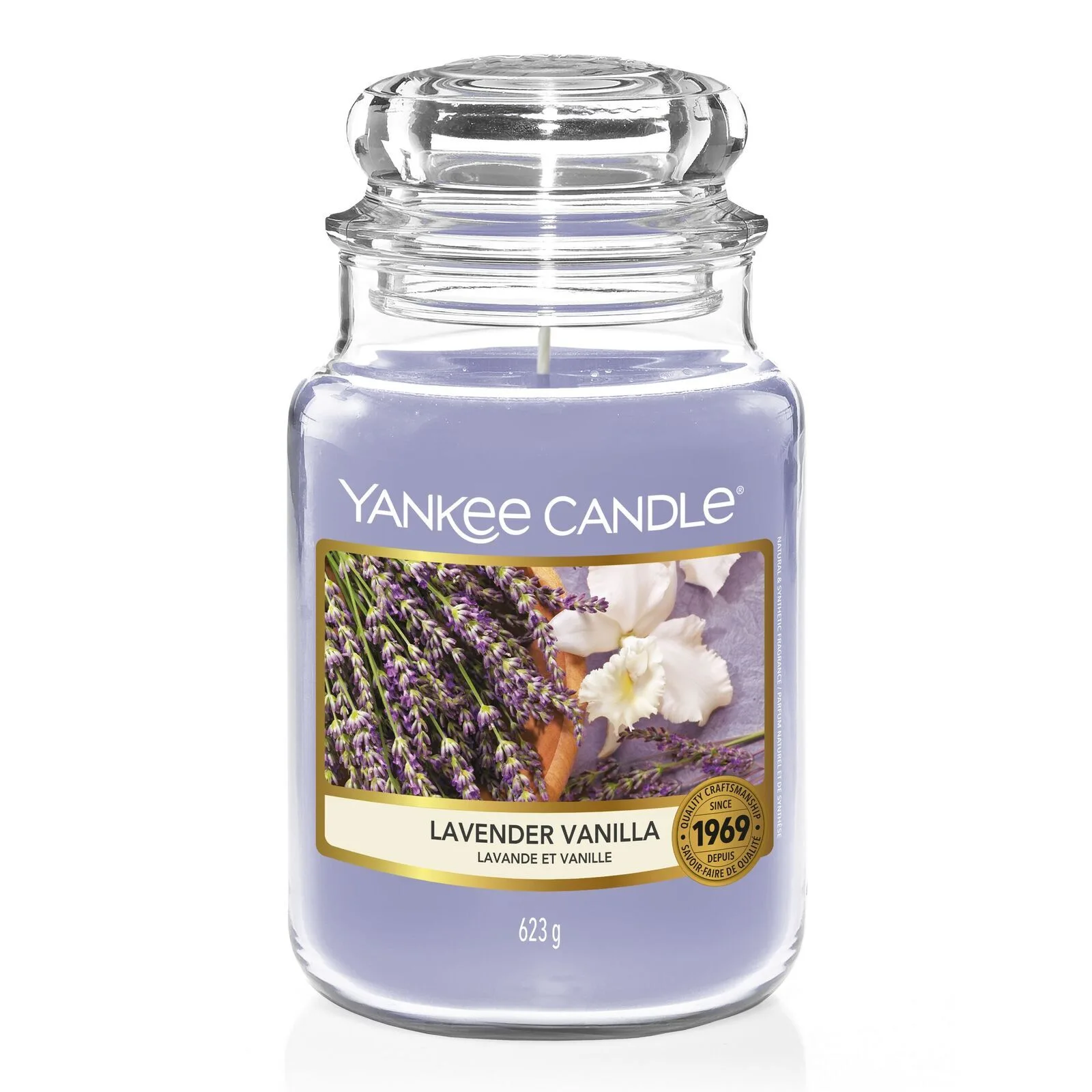 Lavender Vanilla 623g Krug, Blume, Pflanze, Lavendel, Flasche
