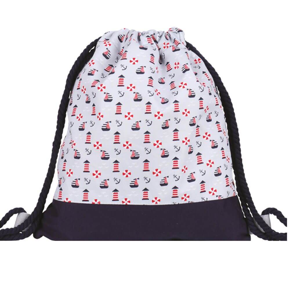 Kinder Turnbeutel 225-007 (White Navy)