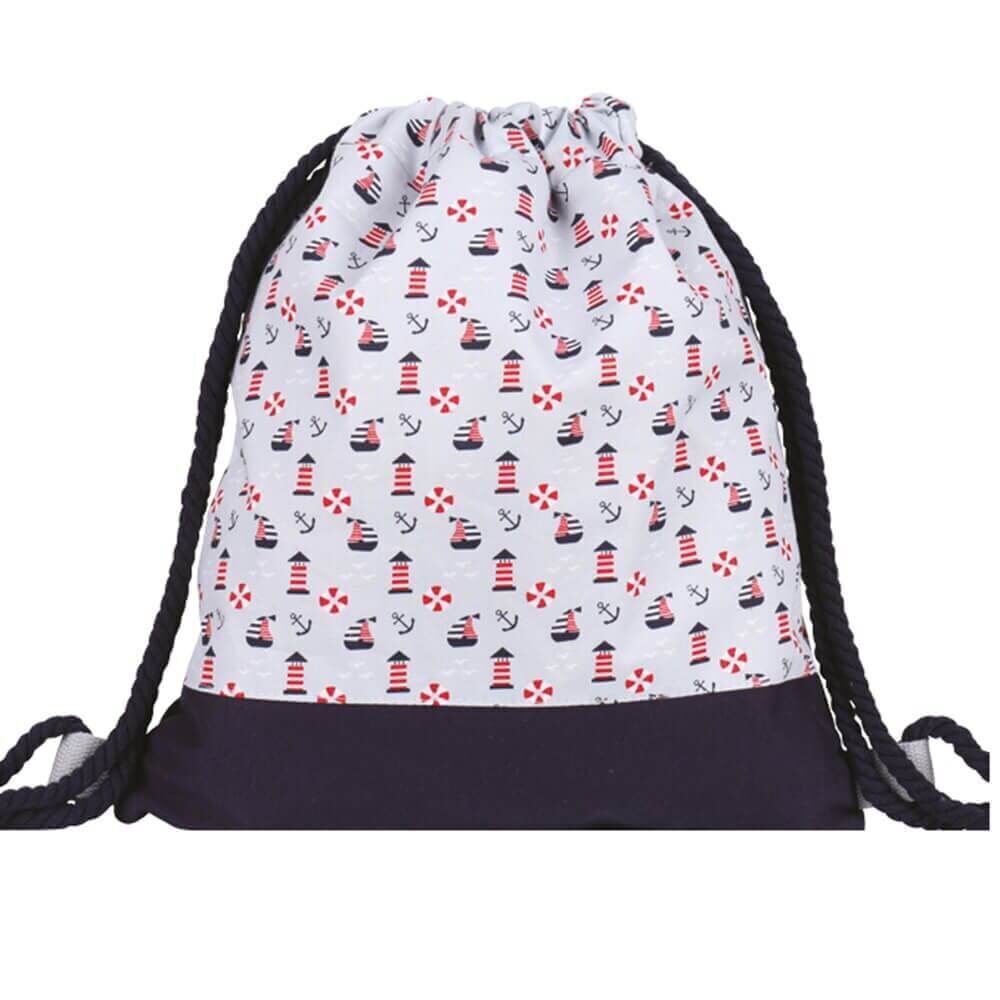 225-007 Kinder Turnbeutel 225-007 (White Navy)