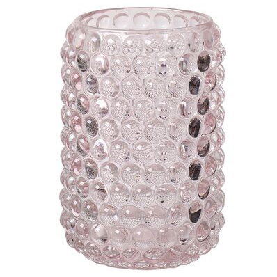 Jaquard Windlicht rosa L
