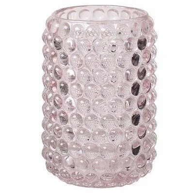 jaquardgrosa Jaquard Windlicht rosa L