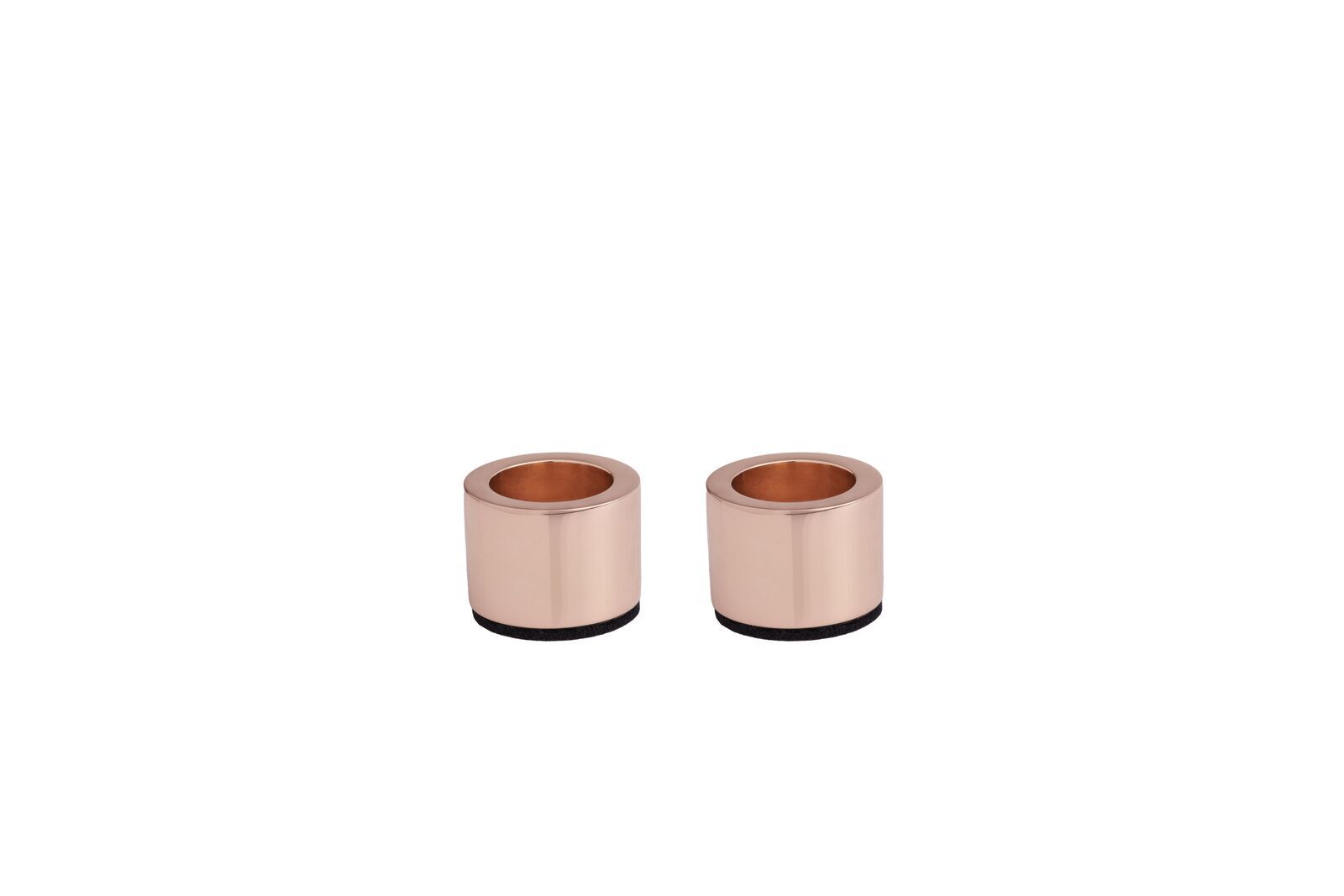 UL-30432-Rose-Gold Uyuni Tafelkerzenhalter Light rosè gold 2 Stück