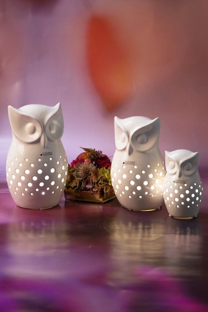 luca-eule-led-kollektion Eule Luca 13,5cm LED cremeweiß