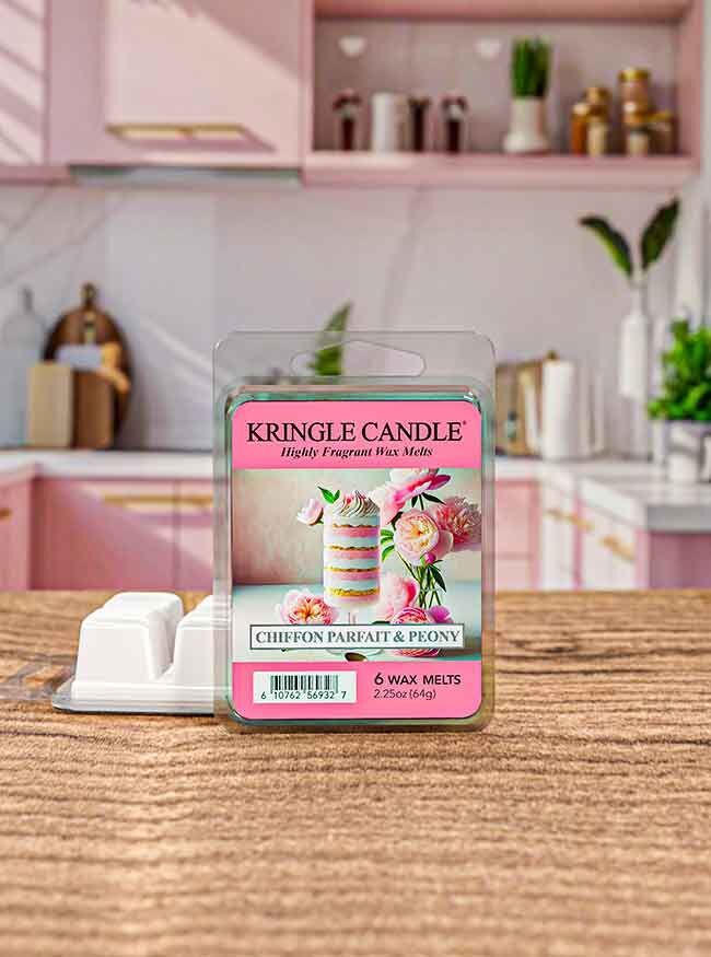 Chiffon Parfait & Peony Wax Melts 64g Chiffon Parfait & Peony Wax Melts 64g