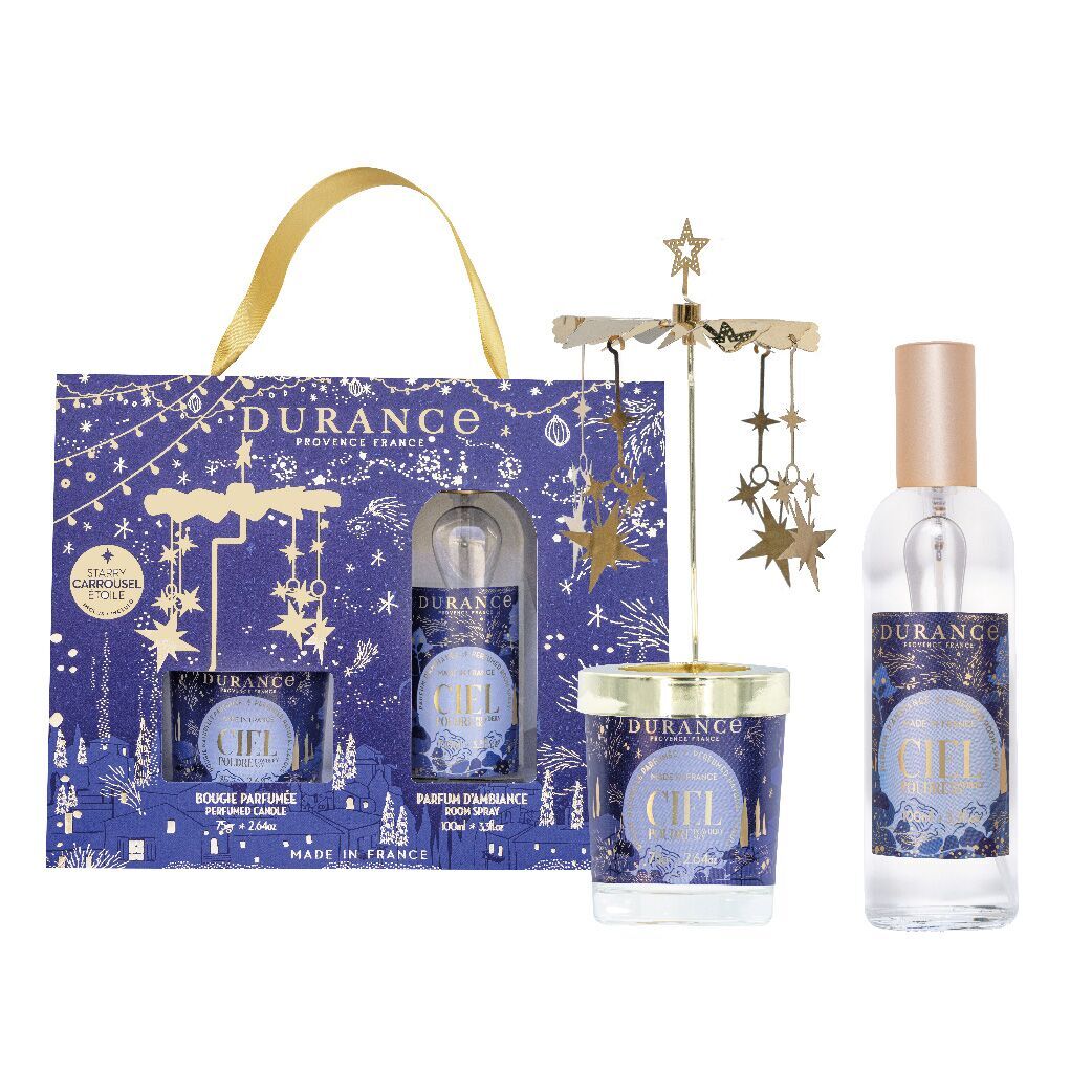 Coffret-75g-Carrousel-PA-Ciel-Poudre-070441 Pudriger Himmel - Duftkerze 75g & Raumspray 100ml