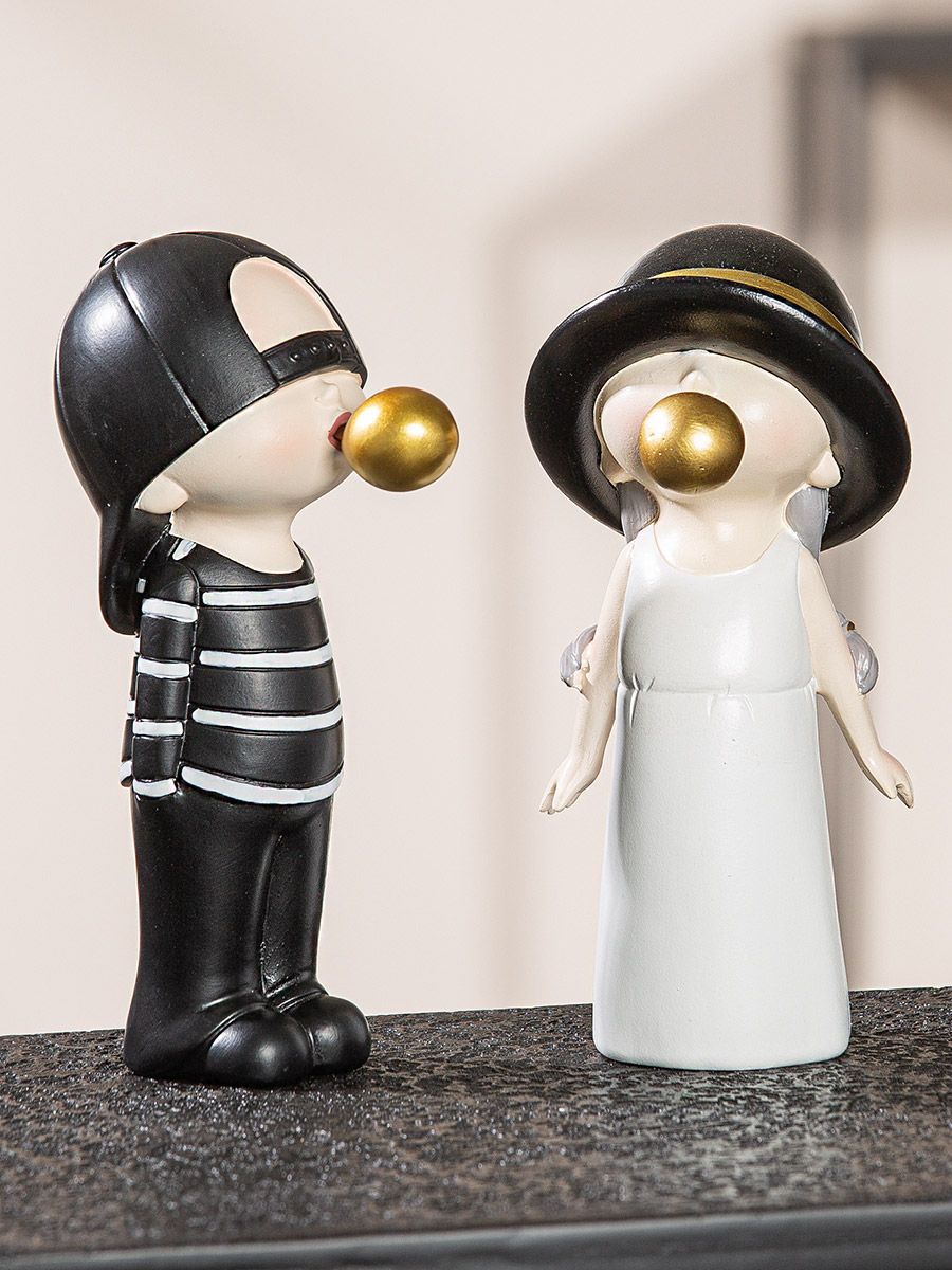 Dekofigur Kind Bubblegum Mädchen Dekofigur Kind Bubblegum Mädchen