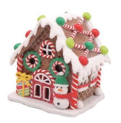 haus4 Deko Lebkuchenhaus 14cm Variante 2