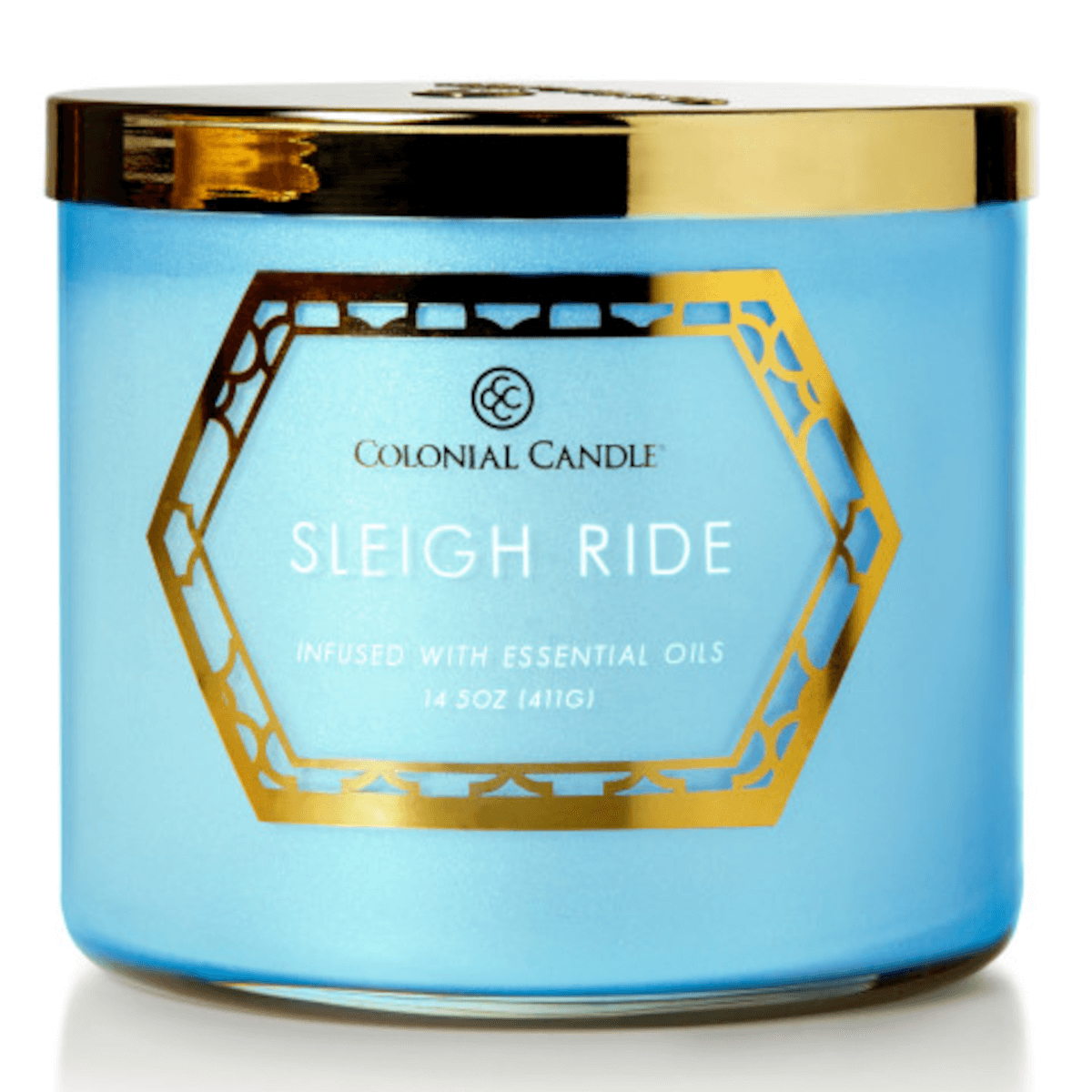 CC124485-Mit-Deckel Duftkerze Sleigh Ride - 411g