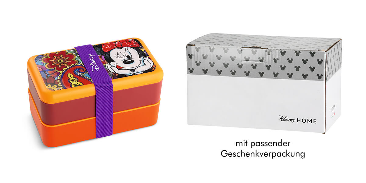 Lunchbox Minnie mit Besteck