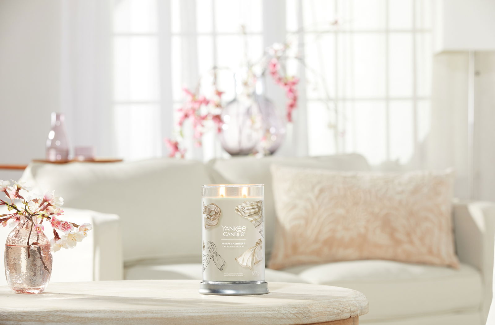 Warm Cashmere Signature Large Tumbler 567g 2-Docht