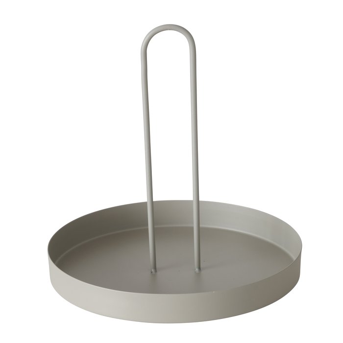 Deko Tablett Seguo 26cm grau