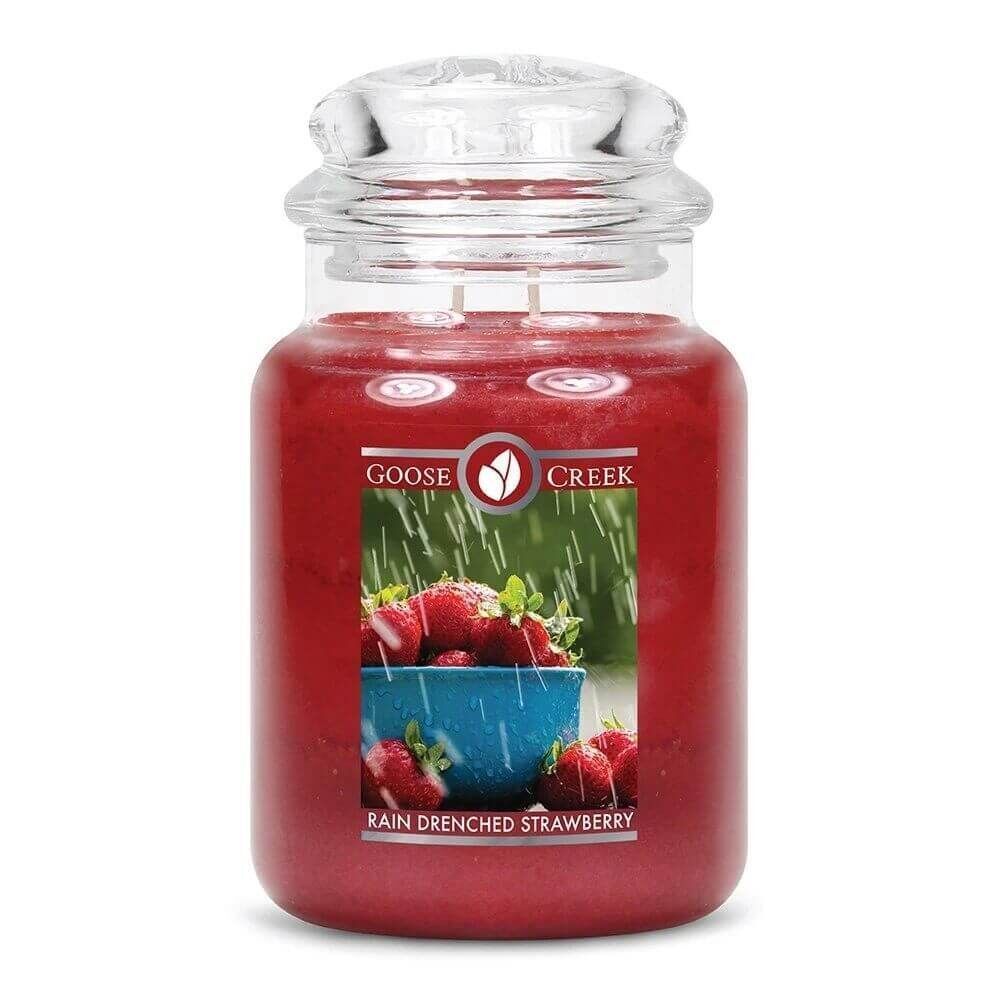 Goose-Creek-Candle-Rain-Drenched-Strawberry-680g Goose Creek Candle Rain Drenched Strawberry 680g