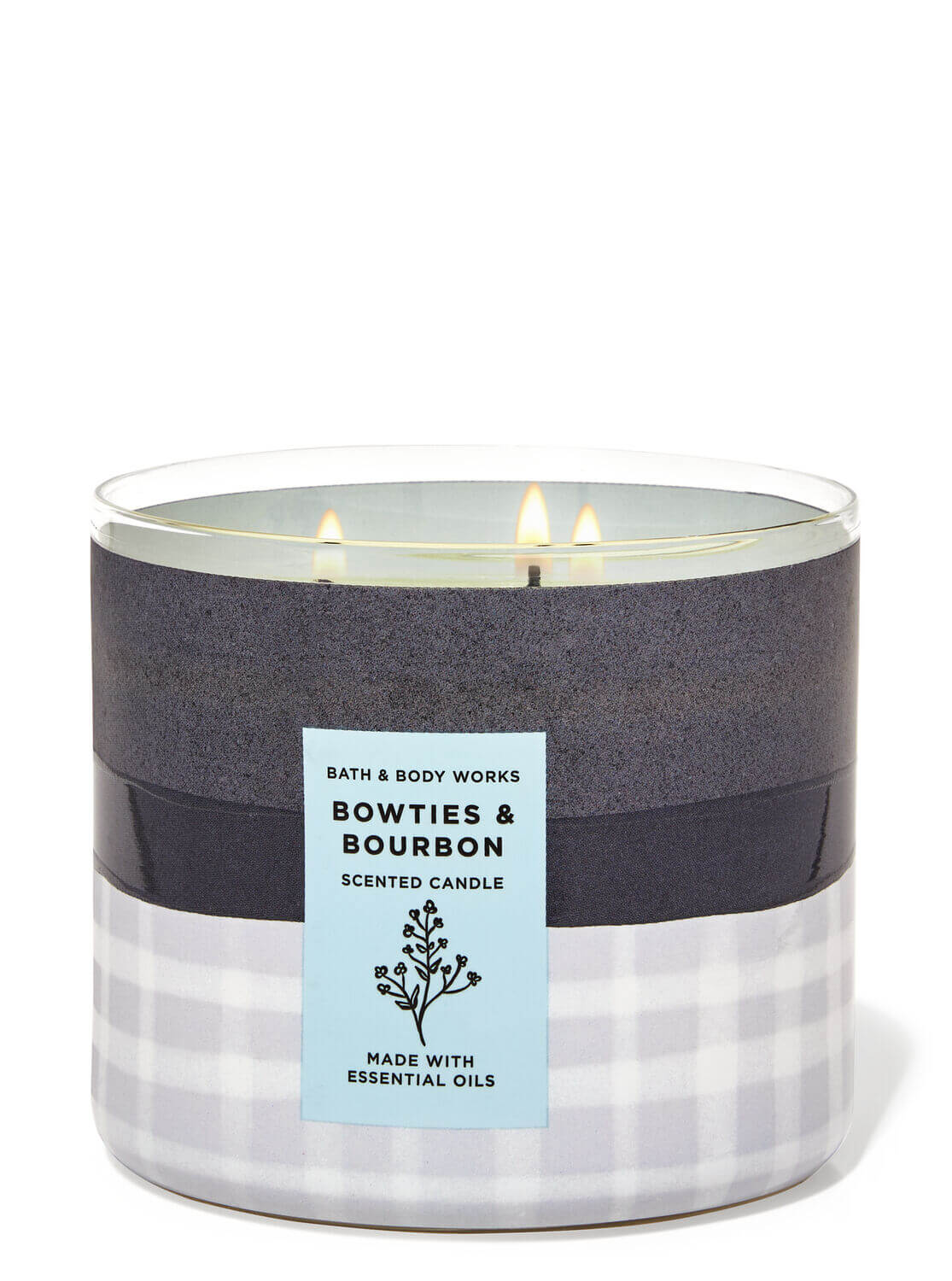 3-Docht Kerze - Bowties & Bourbon - 411g