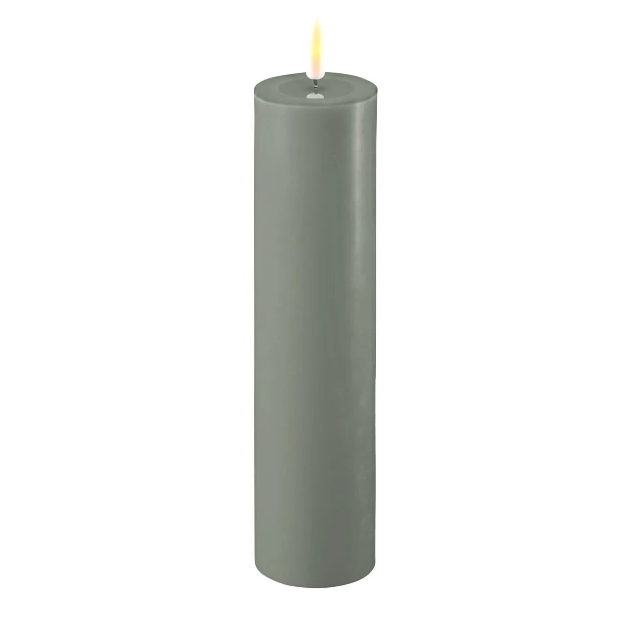 2021-RF-0308 Stumpenkerze LED salbei 5 x 20cm
