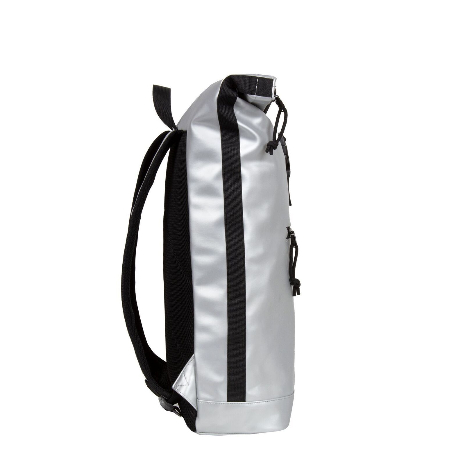 KRTPf2UU Mart - New York Rolltop Rucksack silber metallic