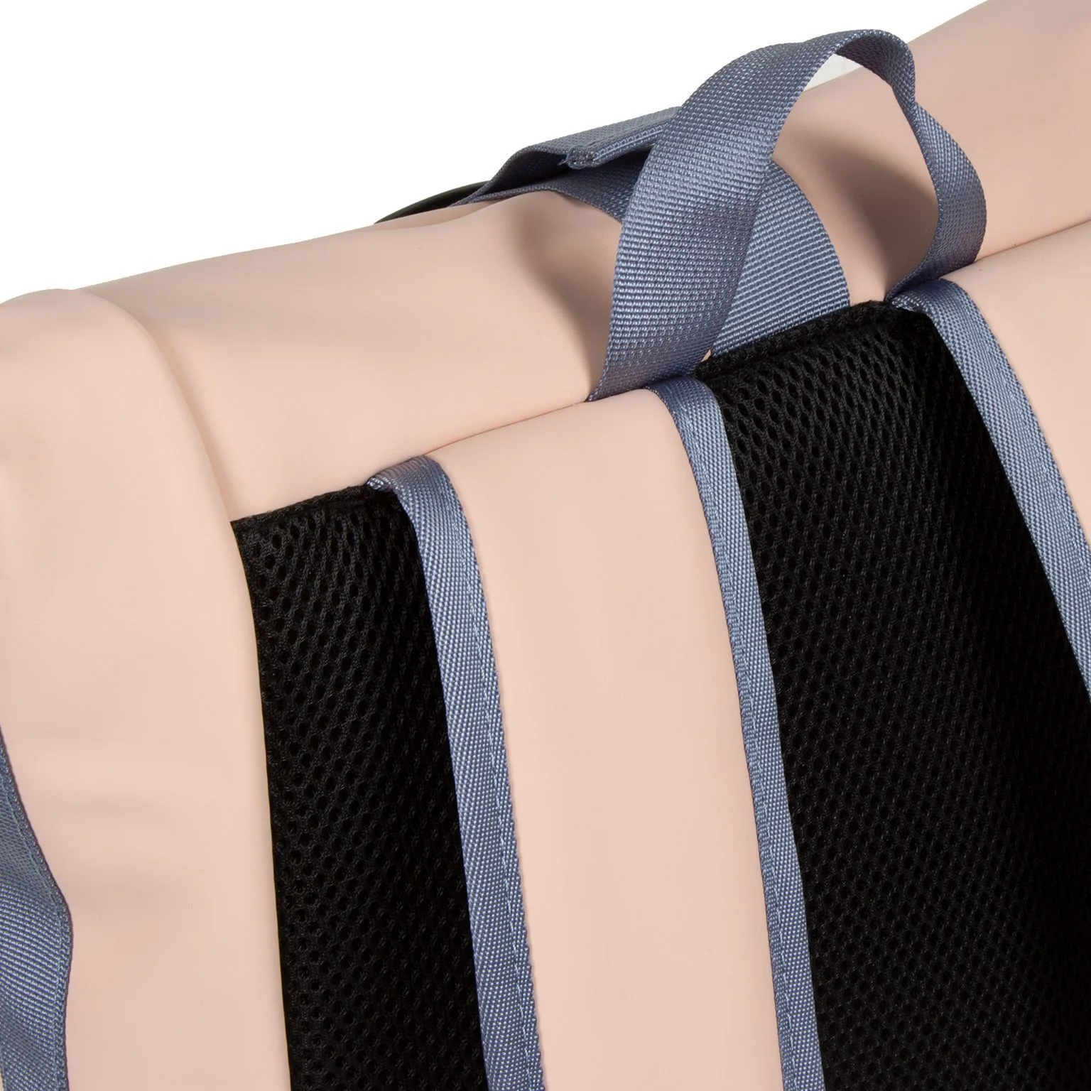 njgNzvnE Tim - New York Rolltop Rucksack hellrosa/hellblau