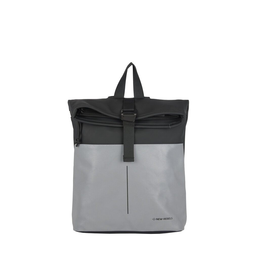 Bowie - Los Angeles Rolltop Rucksack schwarz