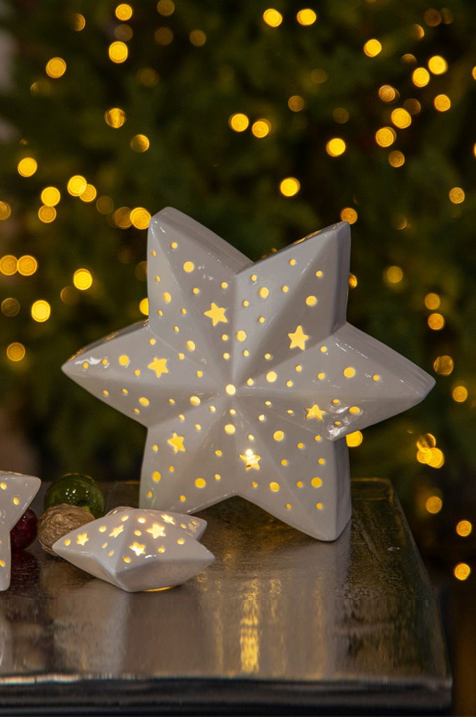 Stern Lazio 20cm LED cremeweiß