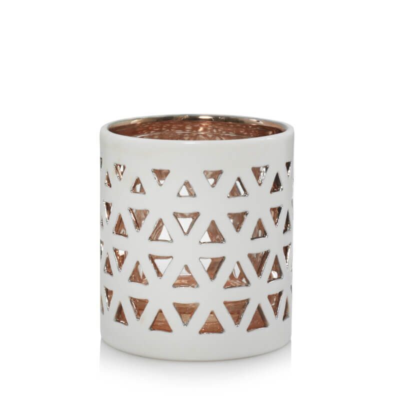 1664223 Belmont White Keramik Teelichthalter