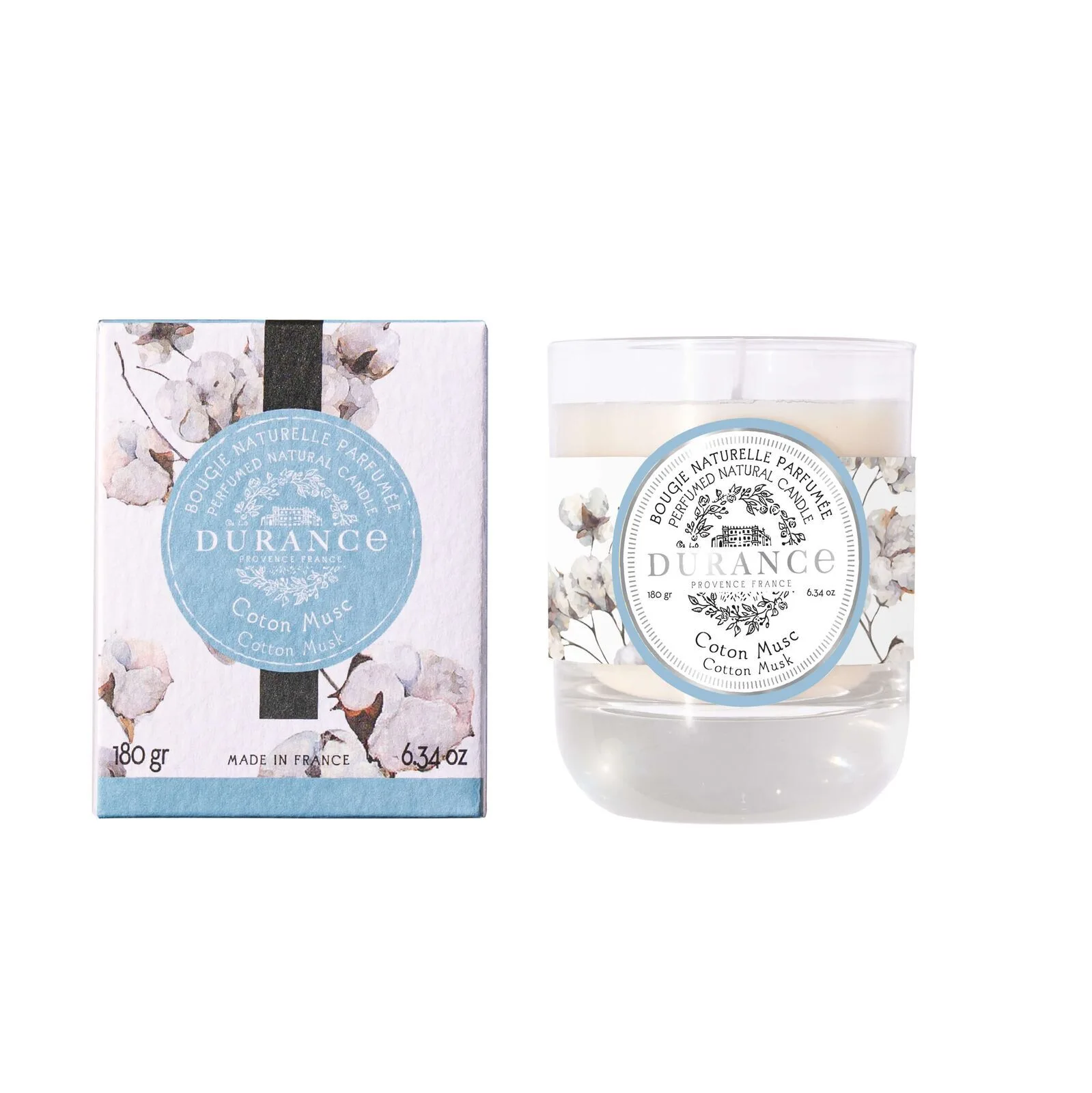 Cotton-Musk Baumwoll-Moschus Duftkerze 180g