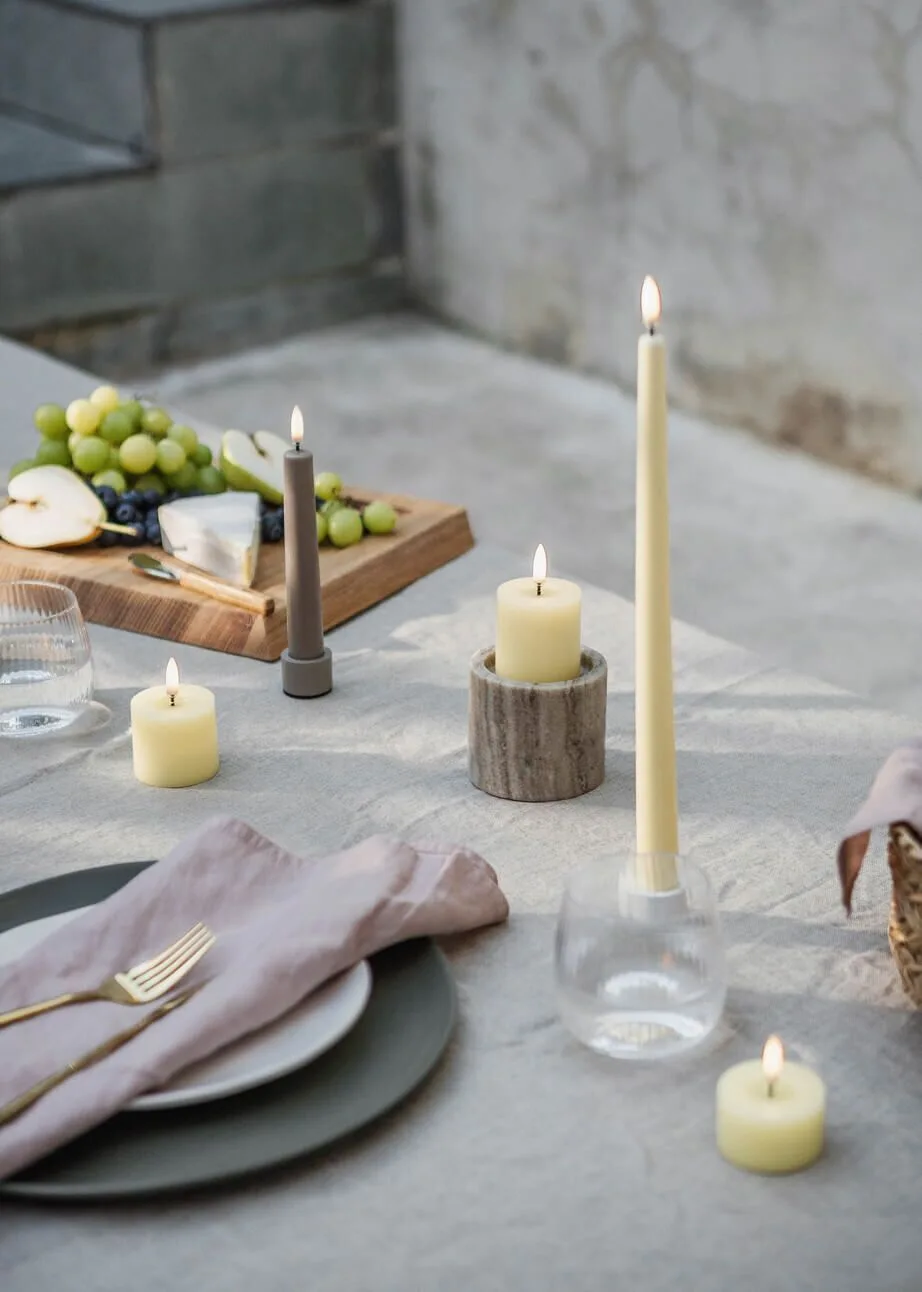 Uyuni Tafelkerzenhalter Light sandstone 2 Stück Uyuni Tafelkerzenhalter Light sandstone 2 Stück