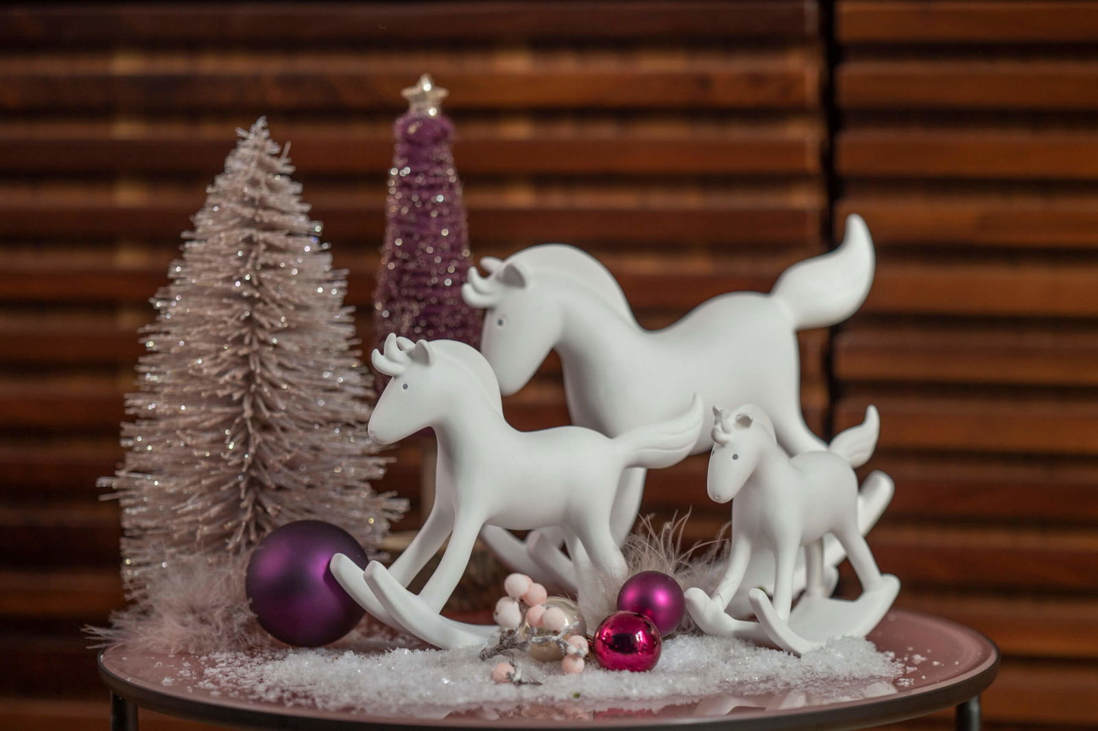 Schaukelpferd Snowflake 12cm