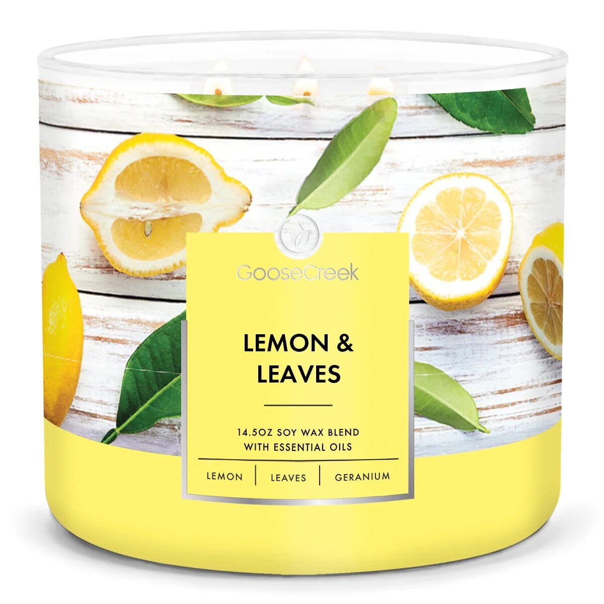 Lemon & Leaves 411g (3-Docht)