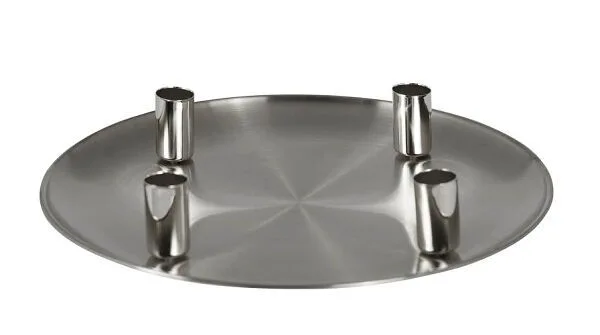126921_s Kerzenhalter Sago Silber 30cm