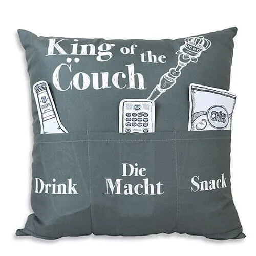 King-of-the-Couch King of the Couch Kissen mit 3 Einstecktaschen