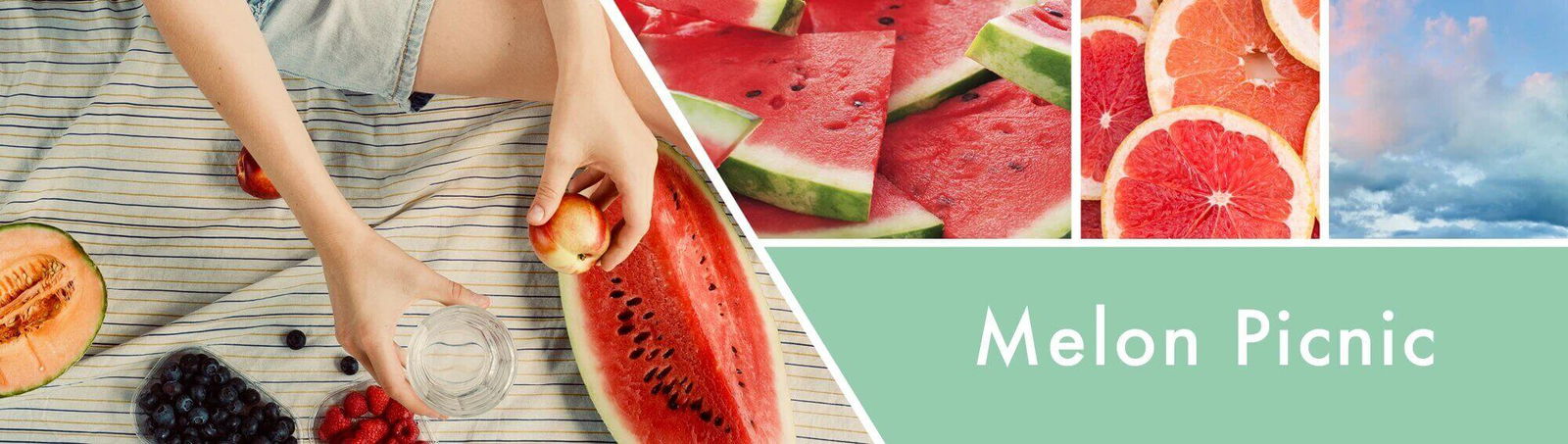 Melon Picnic 411g (3-Docht)