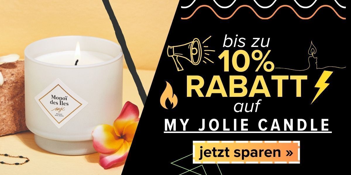 Black Week My Jolie Candle Werbung, Plakat, Kerze
