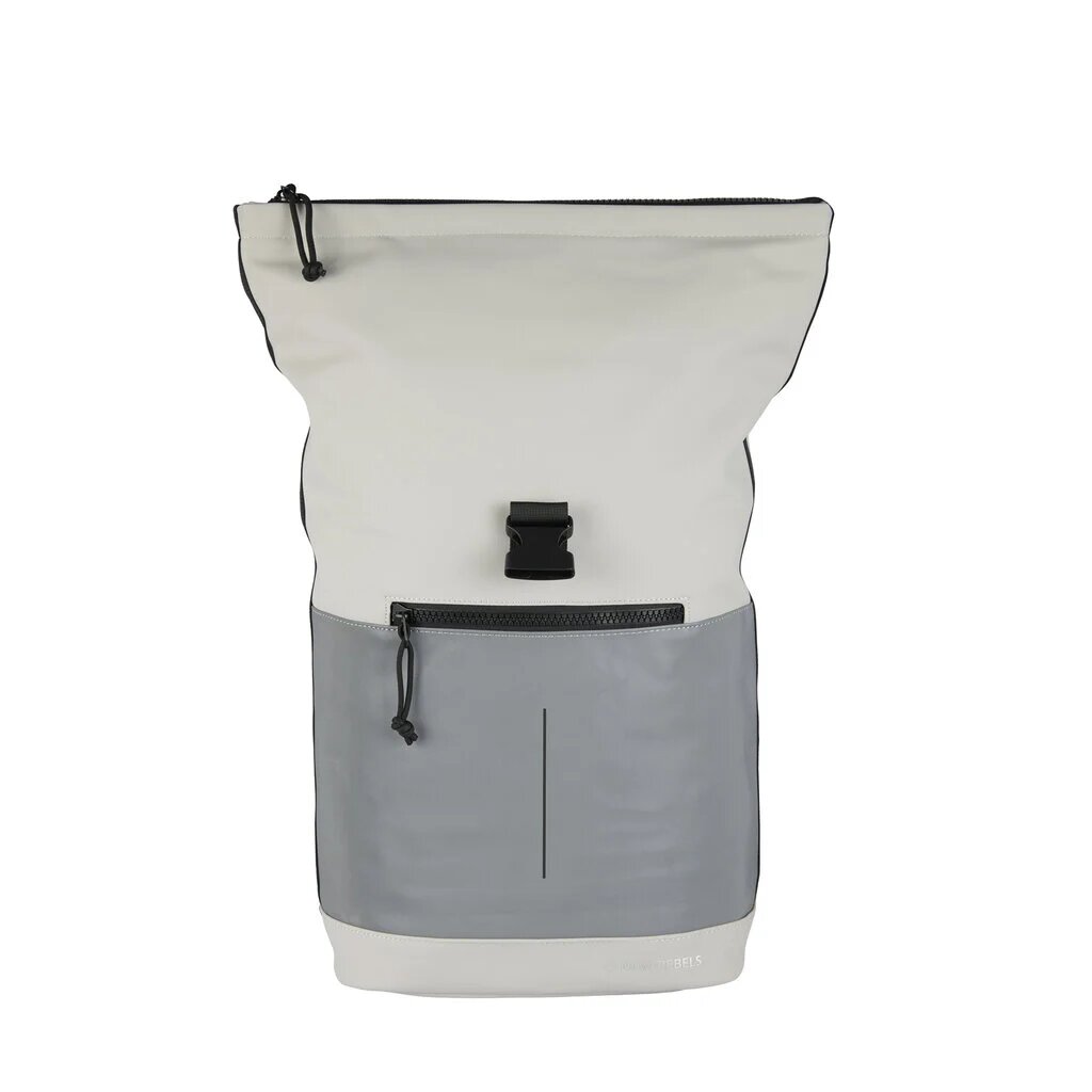 Bowie - New York Rolltop Rucksack hellgrau