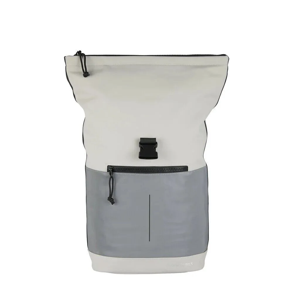 new-rebels-new-rebels-bowie-new-york-hell-grau-16l-5 Bowie - New York Rolltop Rucksack hellgrau