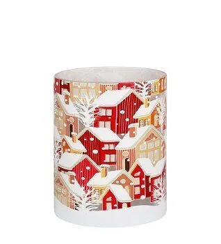 126370_g Windlicht Havaro rot 20cm