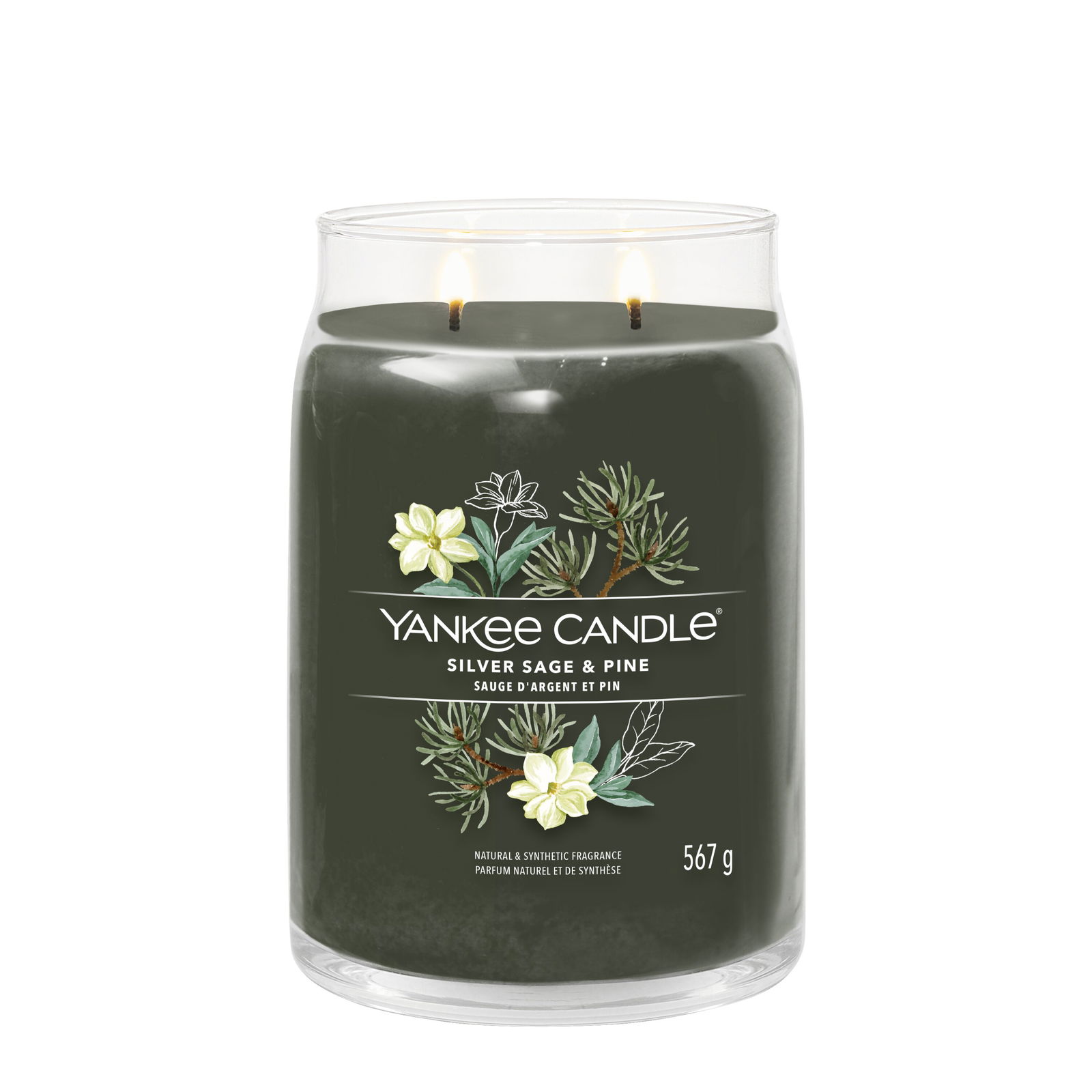 Silver Sage & Pine Signature Jar 567g 2-Docht