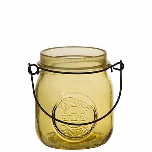 Yellow-Jam-Jar Jam Jar Laterns - Teelichthalter Gelb