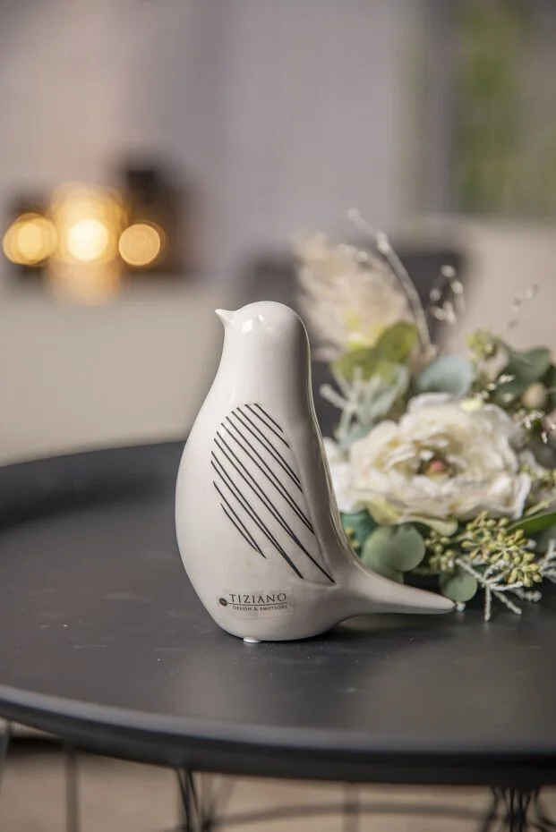 Tessa-gross Vogel Tessa 13cm creme