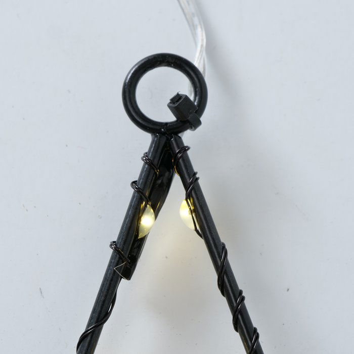 Leuchtstern Elvira 30cm LED schwarz
