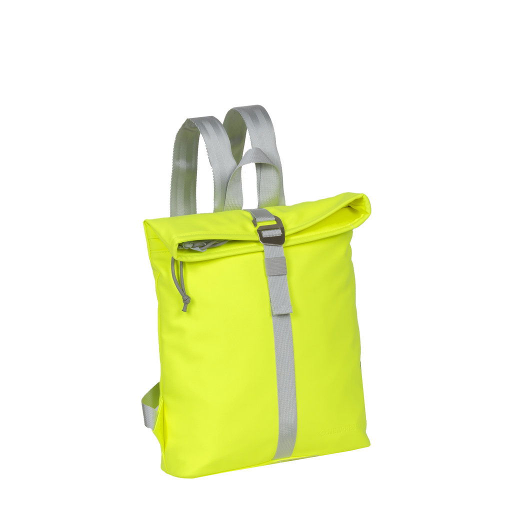 Mart - Los Angeles Rolltop Mini Rucksack neon gelb