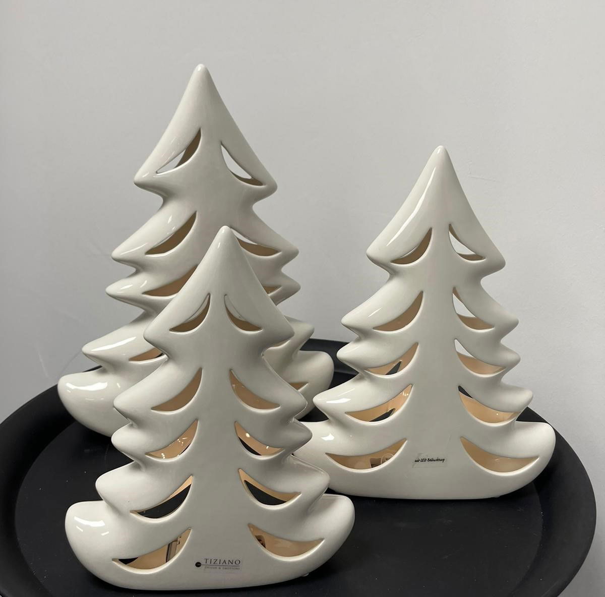 Weihnachtsbaum Tiana LED 18cm cremeweiß