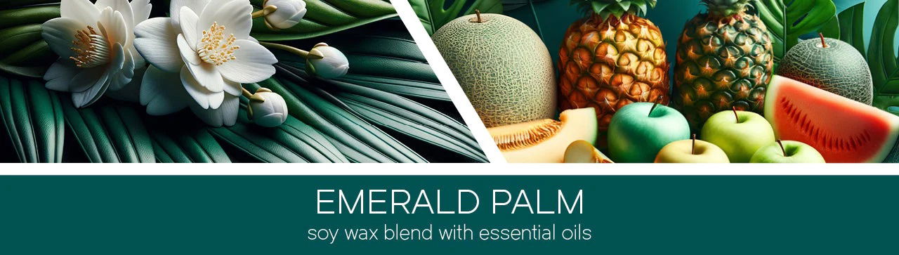 Emerald Palm 411g (3-Docht)