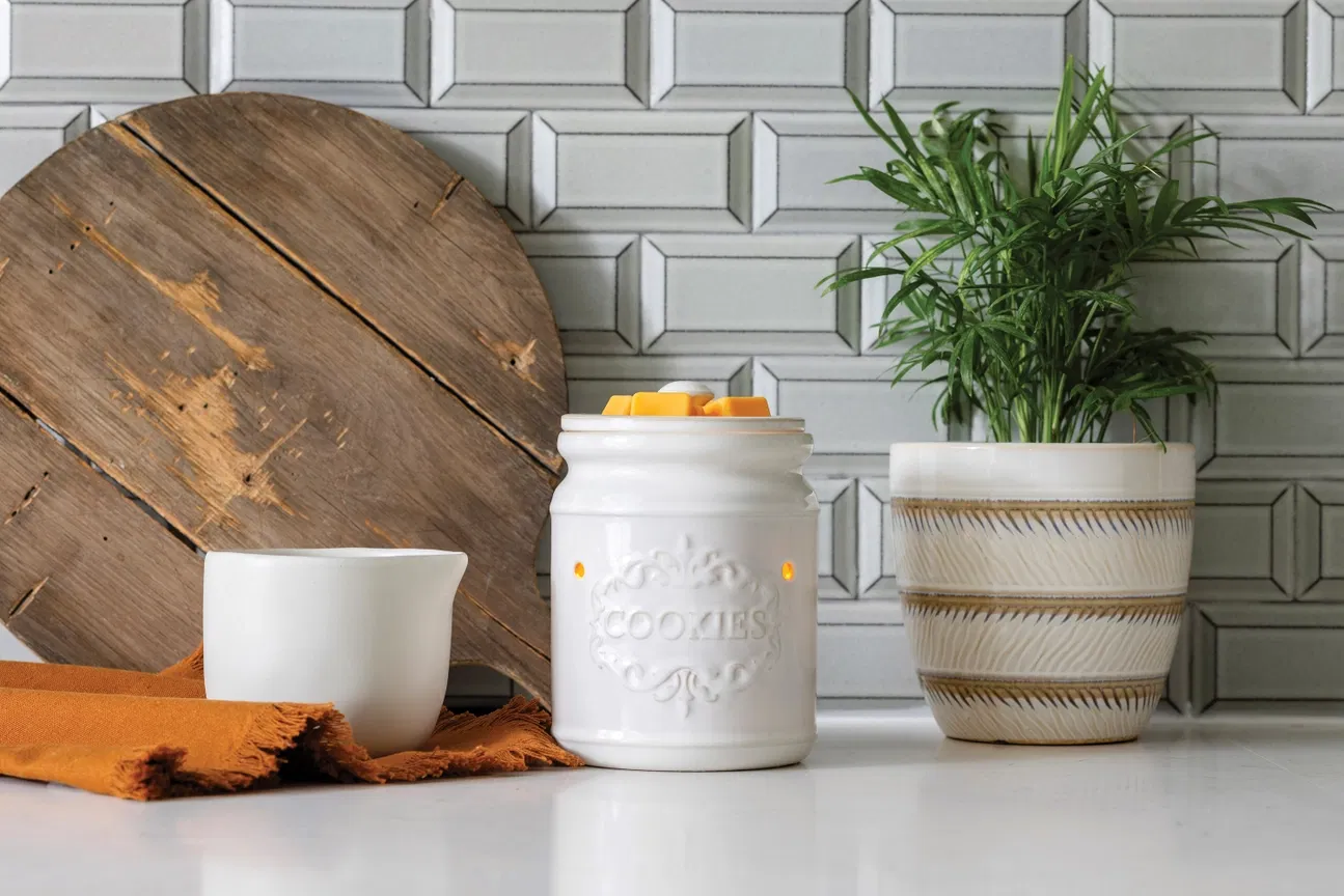 Cookie Jar Duftlampe elektrisch weiß