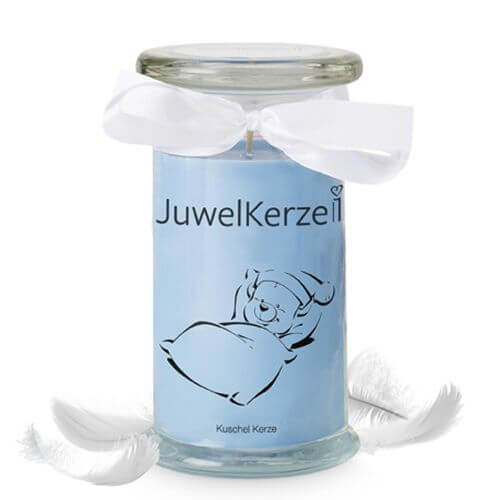 Kuschel Kerze (Halskette mit Anhänger) 380g von Juwel Kerze 