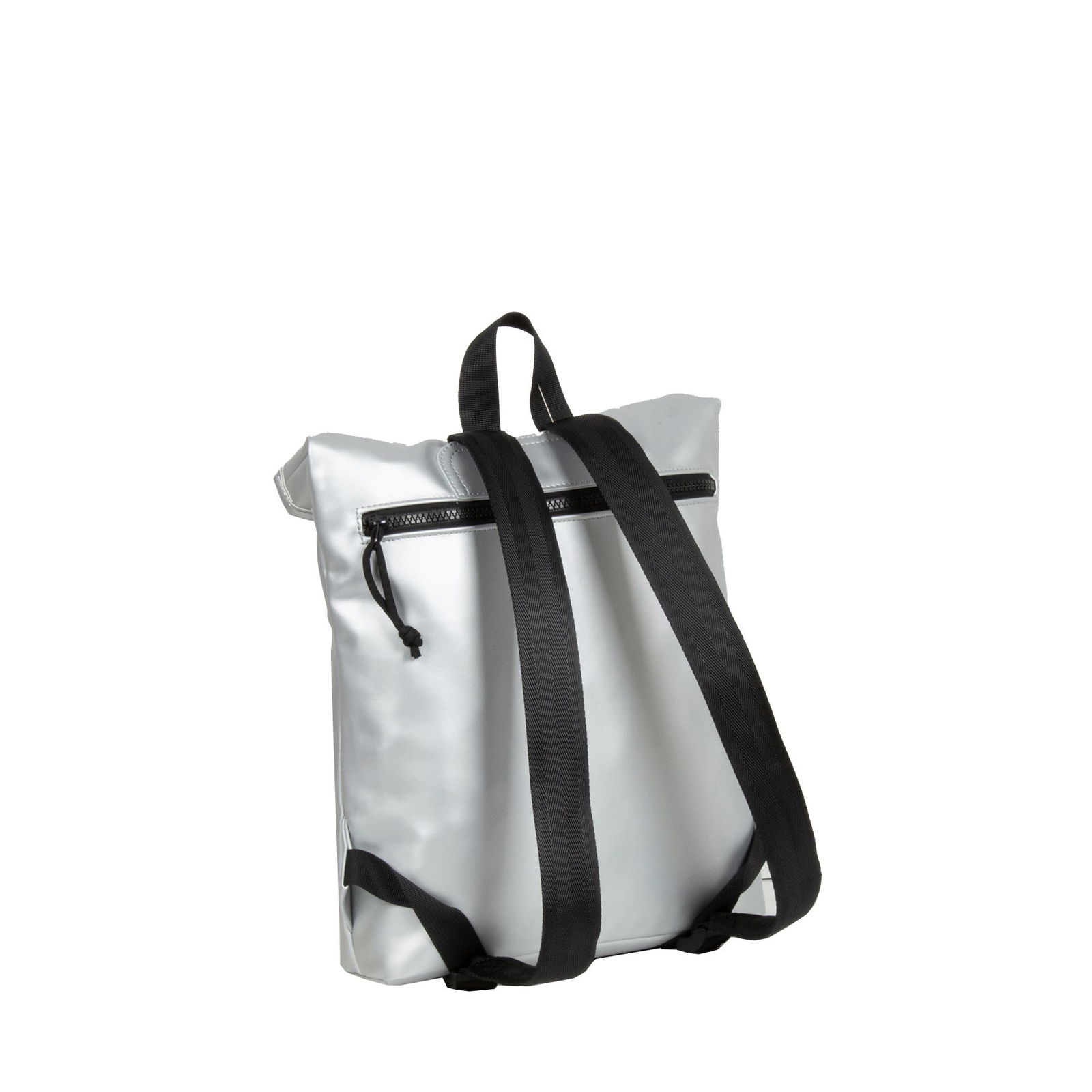 Mart - Los Angeles Rolltop Mini Rucksack silber metallic